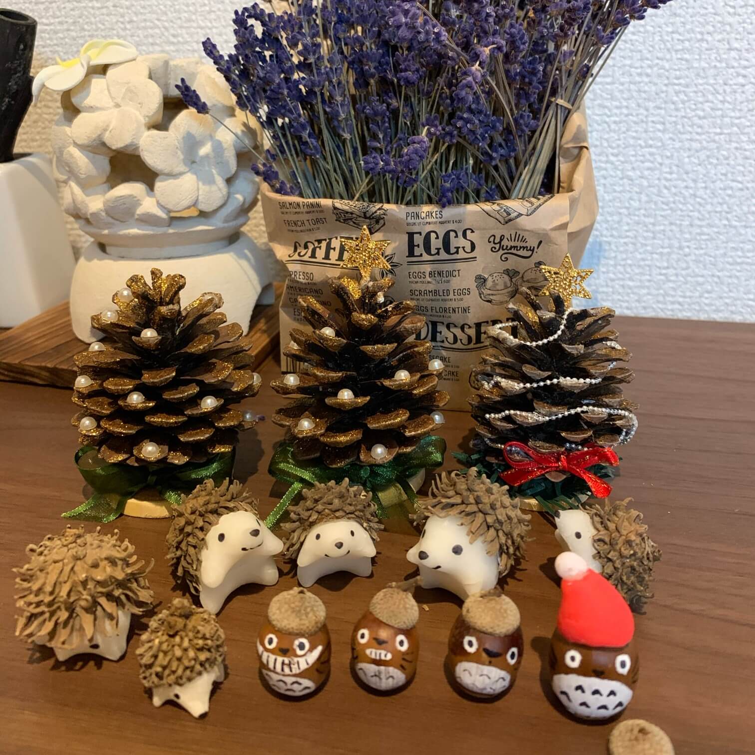 松ぼっくりツリーを作ったよ 菊組- 瀬戸桜保育園