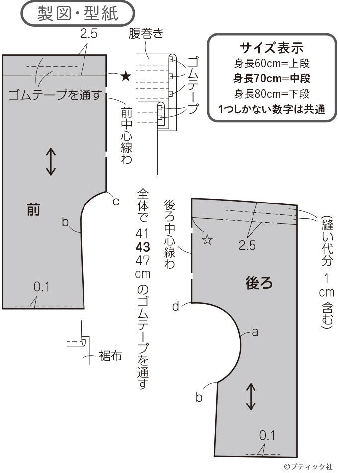 50cmあればすぐできる！簡単ベビーパンツnunocoto fabric