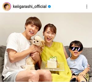 写真 本田朋子アナ、家族で幸せショット：中日スポーツ・東京中日スポーツ