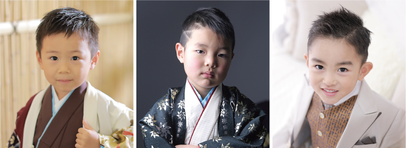 男の子 七五三のおすすめの髪型・ヘアアレンジを紹介！ツーブロック・オールバックなど - ハピリィフォトスタジオ