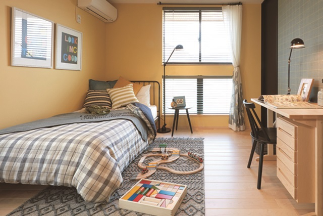 子供部屋のレイアウトのコツは？ 快適＆おしゃれな間取り実例集重量木骨の家