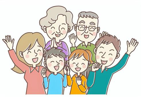 大家族15イラスト - No: 285250無料イラスト・フリー素材なら「イラストAC」