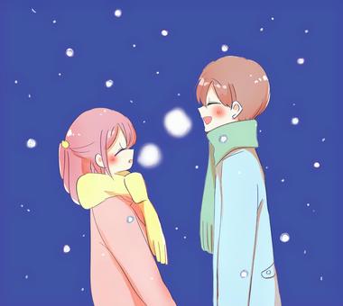 キッチンで笑い合う男性と女性 33000004108 の写真・イラスト素材アマナイメージズ