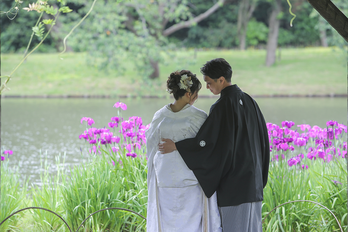 横浜三渓園 ロケーション☆前撮り 篇ブログフォトウェディング・前撮りVivien Armstrong