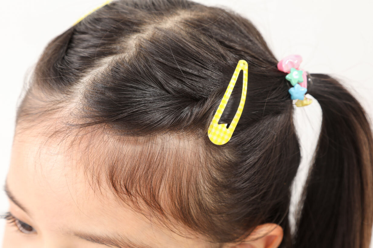 簡単でかわいい子供の髪型アレンジ