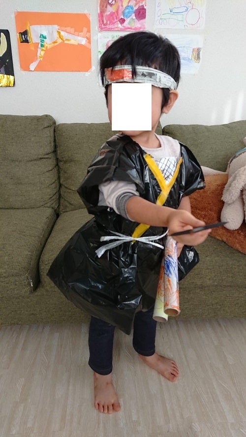 刀剣コスプレ用の忍装束・頭巾の作り方 ホームメイト