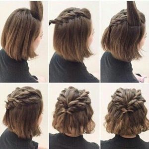 くるりんぱだけなのにパーティーにも結婚式にも♪上品ショートハーフアップ☆ヘアレシピ 頭美人