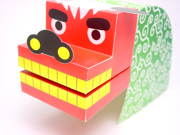 壁面 製作 獅子舞 顔のみ8セット お正月 保育 1月 製作キット - メルカリ