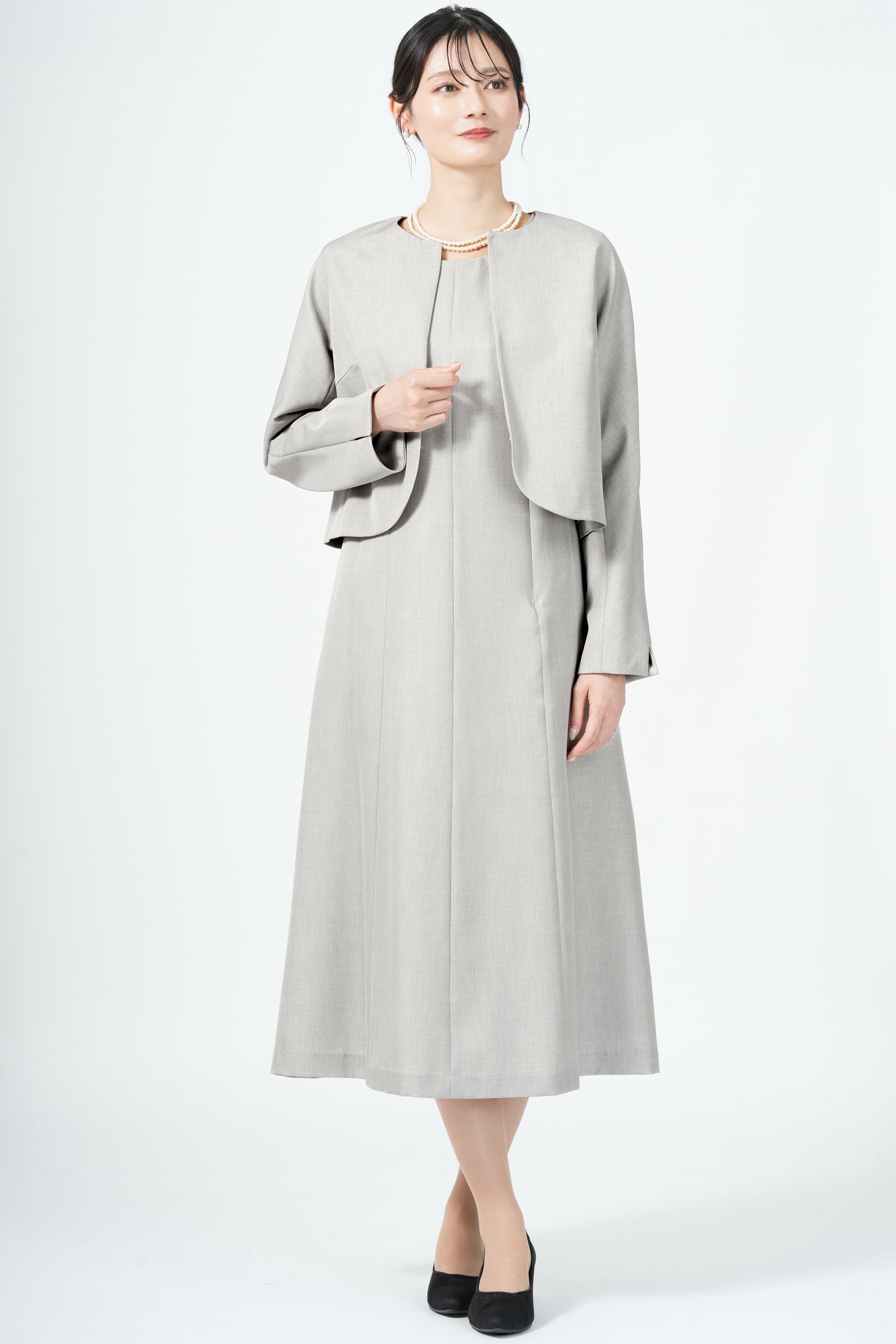 服装お宮参り祖母母親七五三スーツワンピースママスーツレディースセレモニースーツ60代50代30代40代大きいサイズ - メルカリ