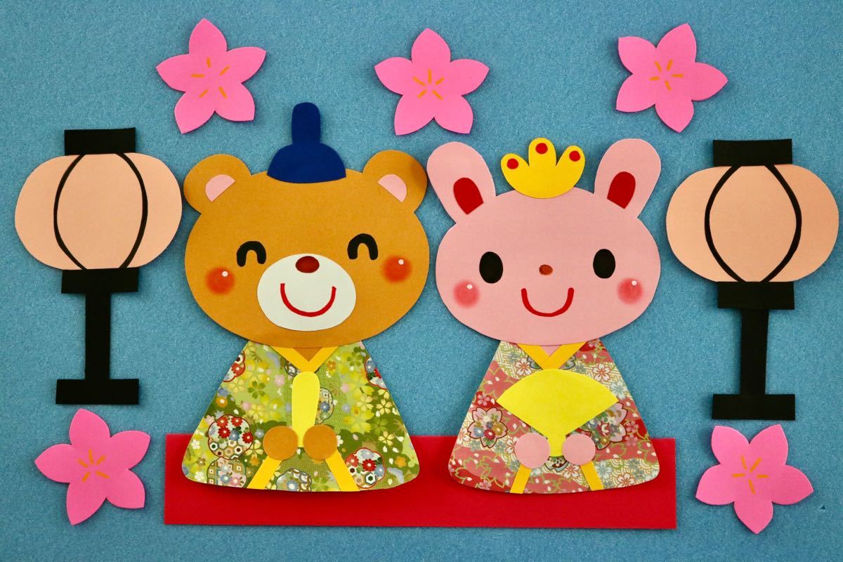 保育園 3月製作「おひなさま」アイデア3種！スタンプ・紙皿・簡単折り紙でかわいいおひなさまを作ろう保育士のお仕事静岡