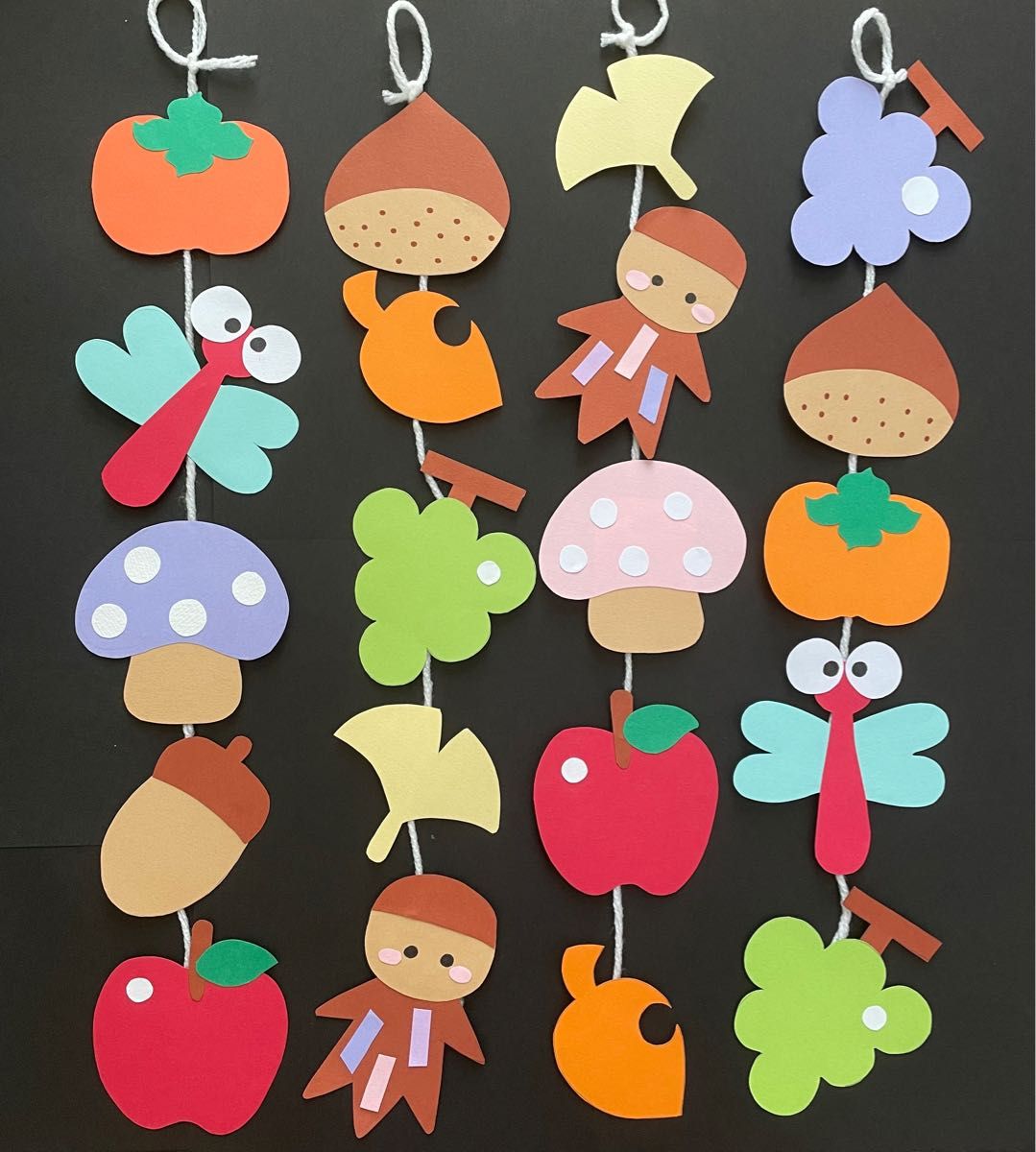 9月・10月 秋の吊るし飾り