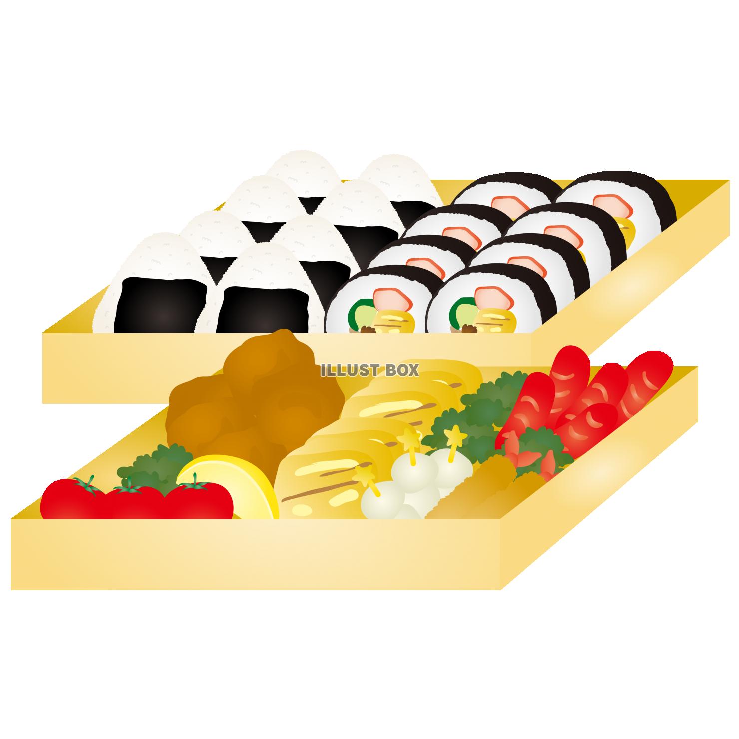 水彩イラスト お花見弁当 お花見イメージのイラスト素材107680942- PIXTA