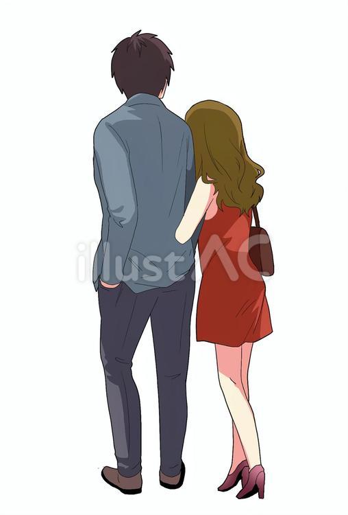 腕組みデートの写真・画像素材-Snapmart スナップマート