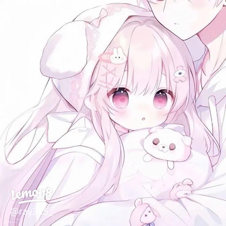 カワイイ女の子ペアのイラスト🧸🍓：親友や部活生へのおすすめ壁紙