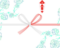 内祝いのし 桜柄 テンプレート無料イラスト素材素材ラボ