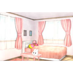 子供部屋のイラスト素材無料素材ならフリービーAC