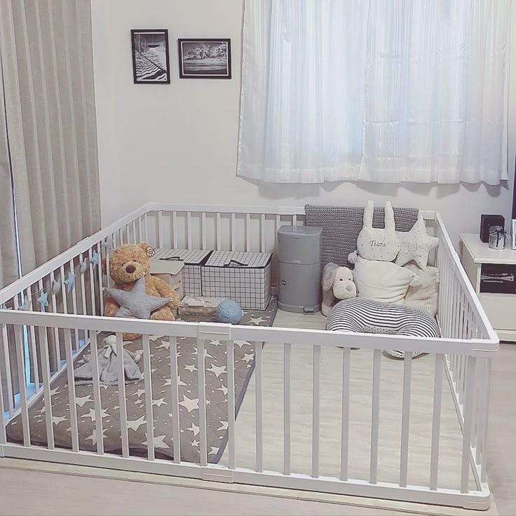 ベビーサークルはリビングが狭くても使える？実際に使って分かったメリット・デメリット - なまけママの知育