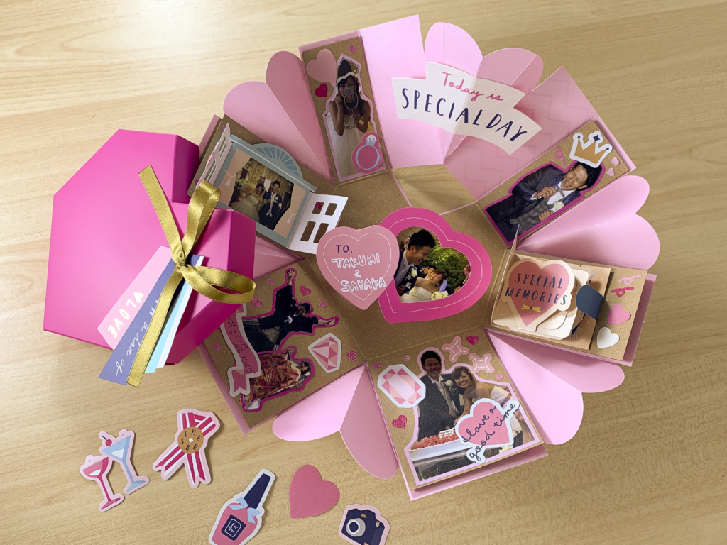 結婚式に使える！新郎新婦に贈る寄せ書きアルバムアルバムキッチン