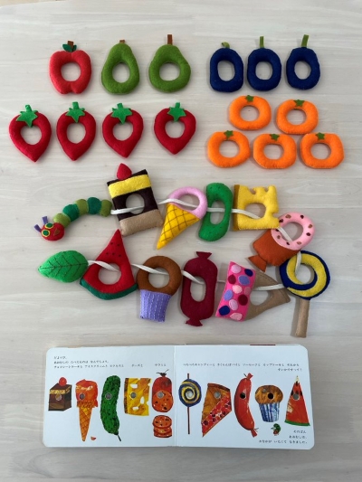 フェルト手作りおもちゃ 『おにぎり』保育と子育てのあんなcotoこんなcotoをお手伝いcototsukuriby子育て事業コンサルティング cotopas コトパス