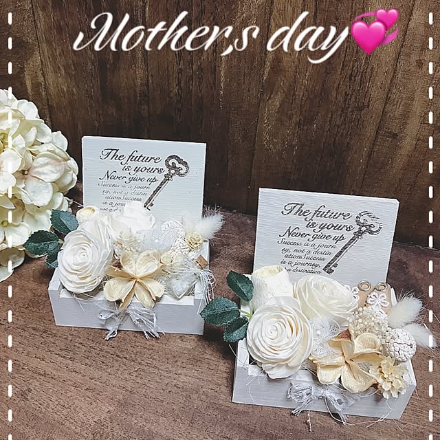 100均の材料で素敵な母の日プレゼントをDIYするアイデア🎁