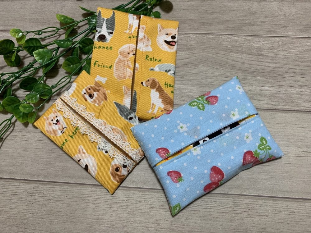 簡単に作れるよ！おしゃれ&かわいい、オリジナル「ポケットティッシュケース」を作ろうキナリノ