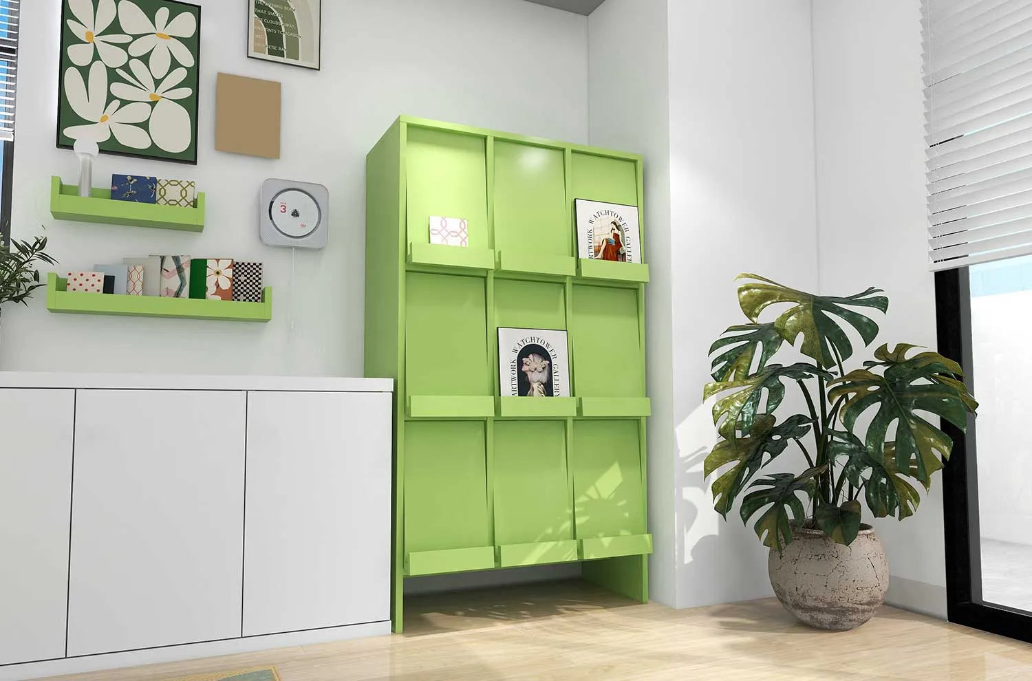 オタク部屋 推しカラーでおしゃれな部屋に！見せる収納でオタ活満喫 推し活部屋- オーダー家具、インテリア通販のアーネインテリア 公式