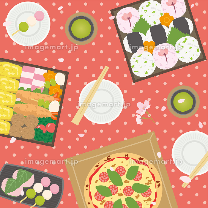 お重のイラスト お弁当2カット- イラストくん