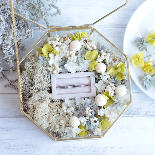 リングピロー ガラスケース - メルカリ