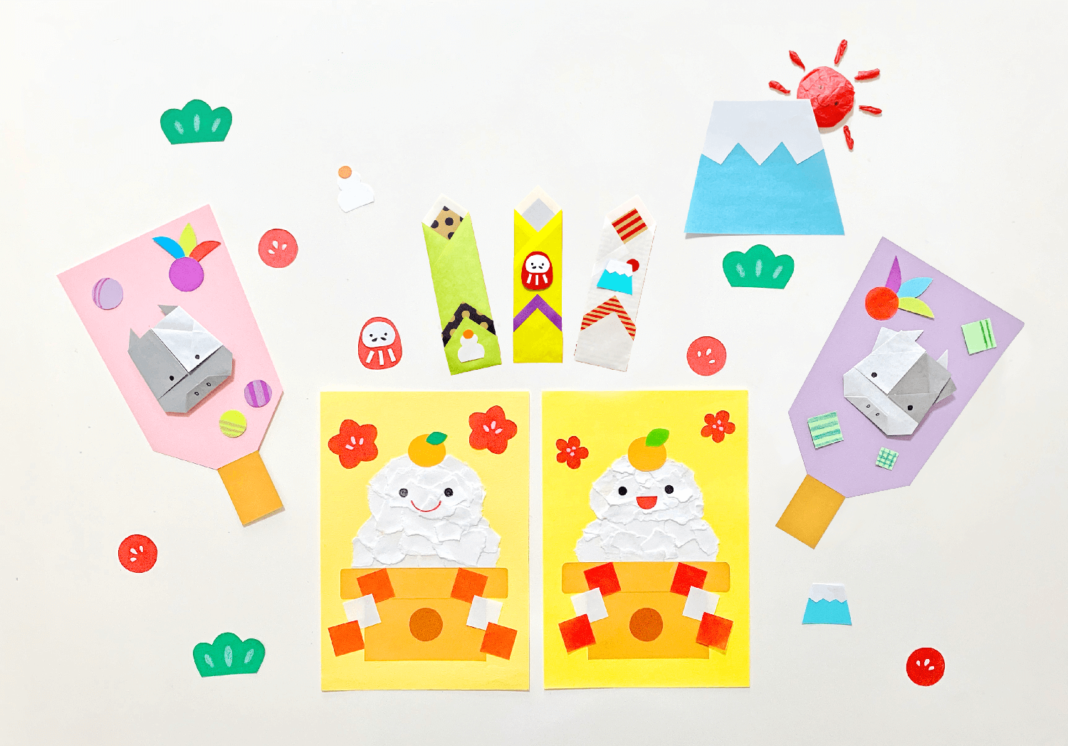 2歳児 お正月製作アイデア特集！へびやだるま、羽子板など保育士の転職・採用は 保育士バンク！