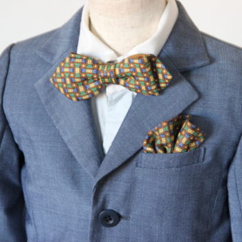 ワンタッチ子供ネクタイ ネクタイリメイク手作りなら、思いのママ