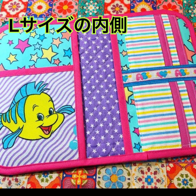 アリエル マルチケース☆母子手帳ケース ビンテージシーツ ハンドメイド②