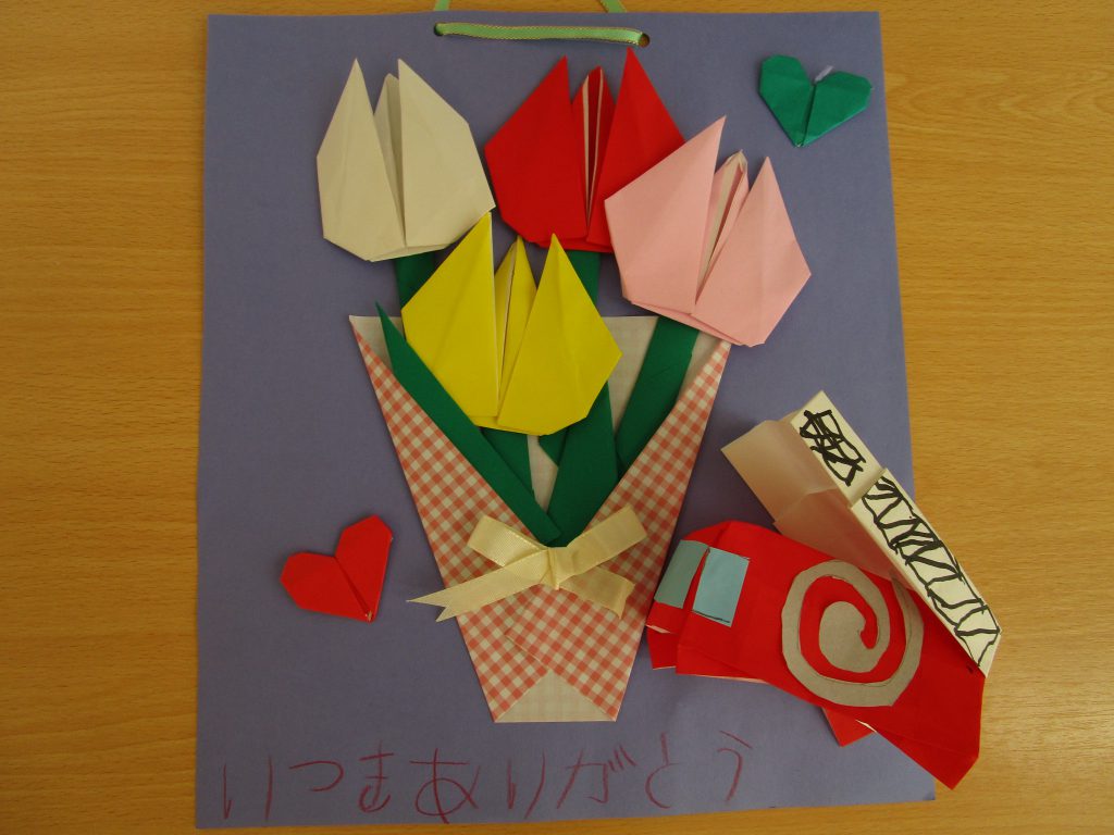 勤労感謝製作 ２歳児東京・千葉にある認可・認証保育園ならぽけっとランド