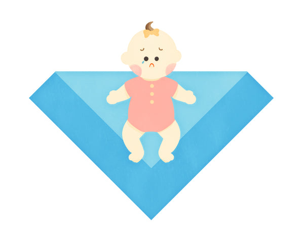 MonoWhiteBabyおくるみのつかいかた