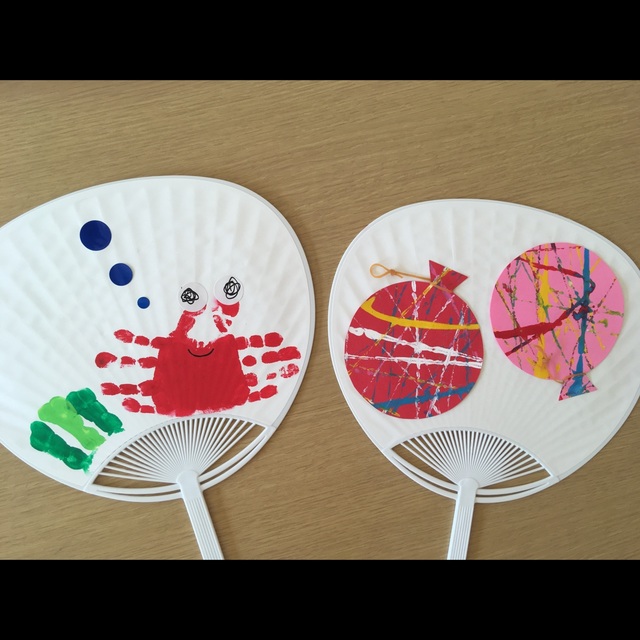 おえかきうちわキット１００人用 オリジナルうちわが作れます 12色クレヨン 5個付き 世界に1つだけの自分オリジナルのうちわが完成！うちわ手作り 子供 と一緒に楽しむ手作りうちわの作り方