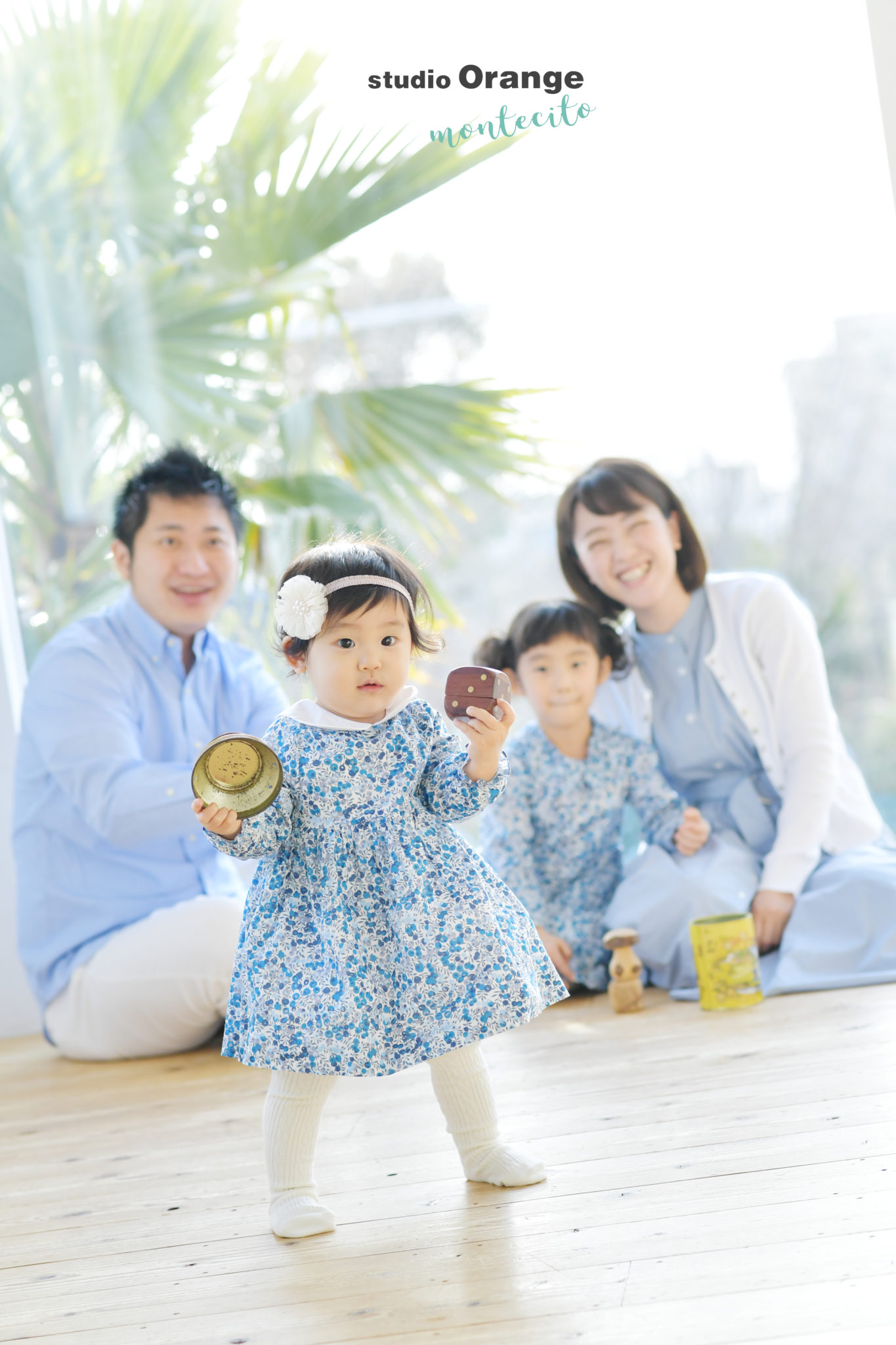 1歳の誕生日はお祝い行事とスタジオ撮影で ベイビーコレクションお宮参り・百日祝い・赤ちゃん写真のフォトスタジオ・写真館はらかんスタジオ