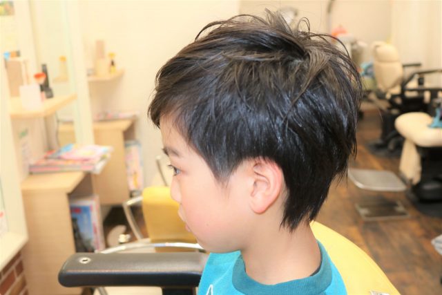 ヘアカットマッシュふんわりマッシュ男の子男の子ヘア男の子髪型子どもの髪型チョッキンズキッズ専用サロンキッズカットママリ男の子ママかわいいかっこいいおしゃれ