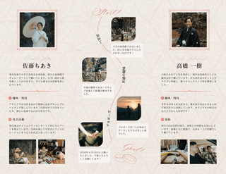 結婚式♡プロフィールブック』