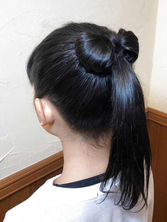 くるりんぱで作る簡単リボンヘアアレンジ⋈女の子のママ必見!子供のヘアアレンジ♡