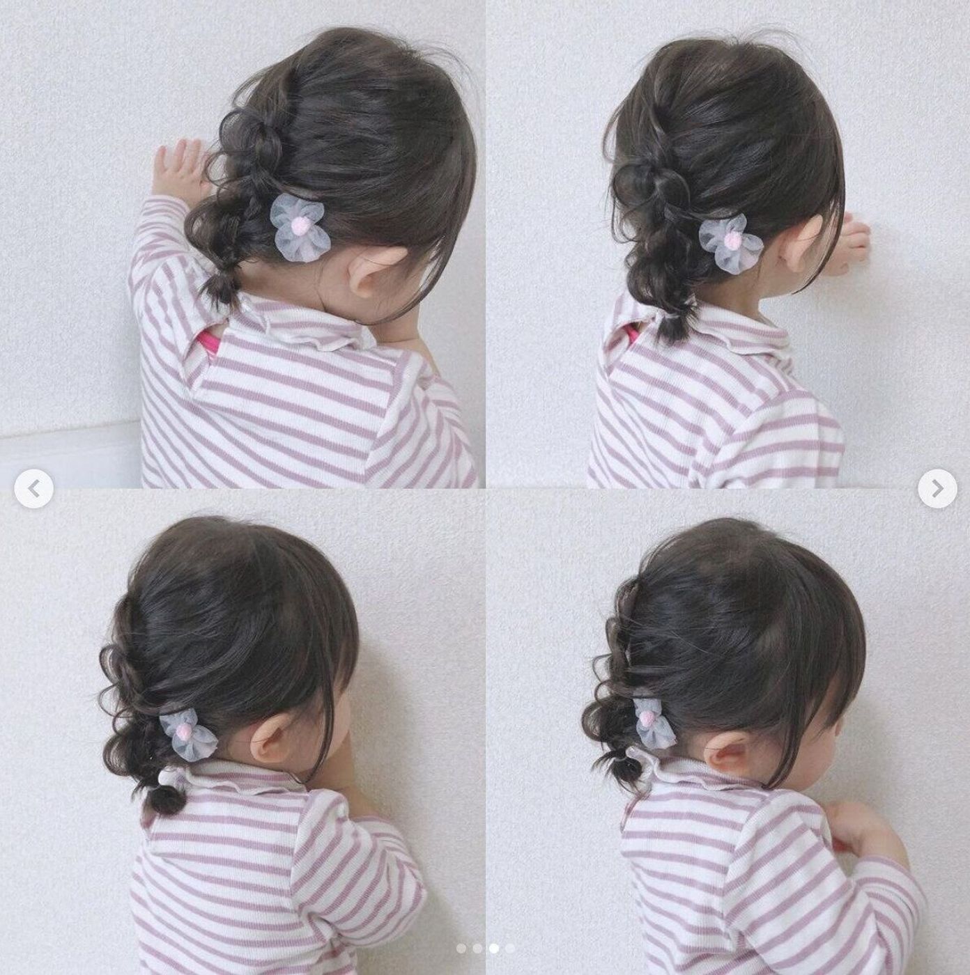 マルチスタイリングオイルリッチNiNEの口コミ - 4歳娘のヘアアレンジ♡ 裏編み込みとポニーテールのアレンジです😊✨ by Yuki 乾燥肌LIPS
