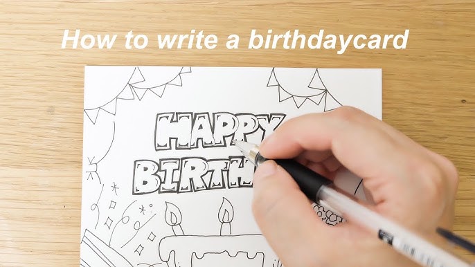 誕生日カードは手書きでおしゃれに！書き方のコツと9つのアレンジ術印鑑・スタンプ・文房具のシヤチハタ公式メディア
