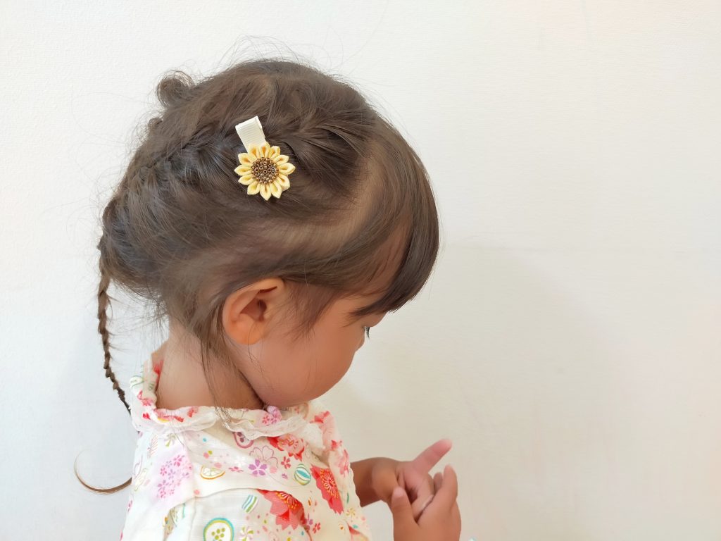 ベビーとキッズのフェルトヘアピン 2こセット - Amuminne byGMOペパボ 国内最大級のハンドメイド・手作り通販サイト