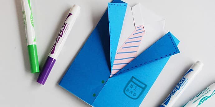 手作りプレゼント10選！ 父の日におしゃれなカードやネクタイを製作子供と遊ぶAll About