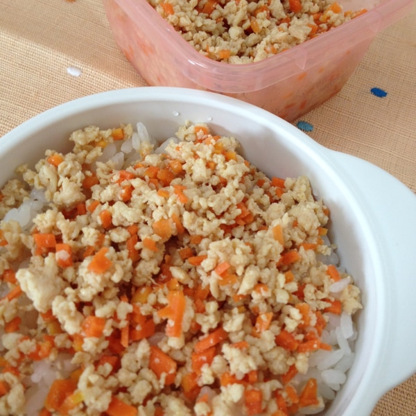 娘ちょん 三色そぼろ丼弁当 chikoSnapdish スナップディッシュ