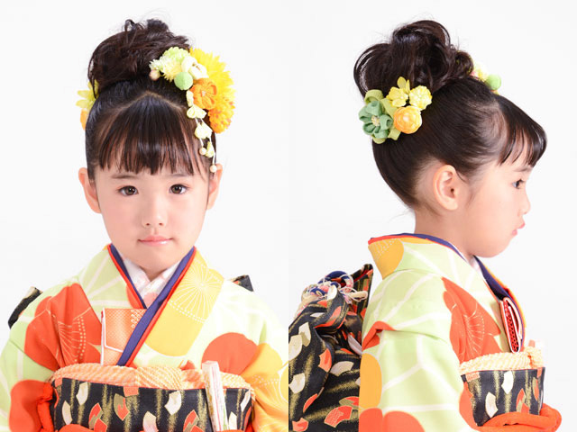 七五三前撮り 七五三ヘア 七五三詣り 子供ヘアアレンジ 七五三3歳 七五三5歳 七五三7歳 753 七五三髪型女の子ヘアアレンジ 前髪カット 七五三撮影姉妹リンクコーデ 着物ヘアセット髮型師子供ヘアセット 七五三髪飾り姉妹で七五三豊橋美容室 子供着物 七五三