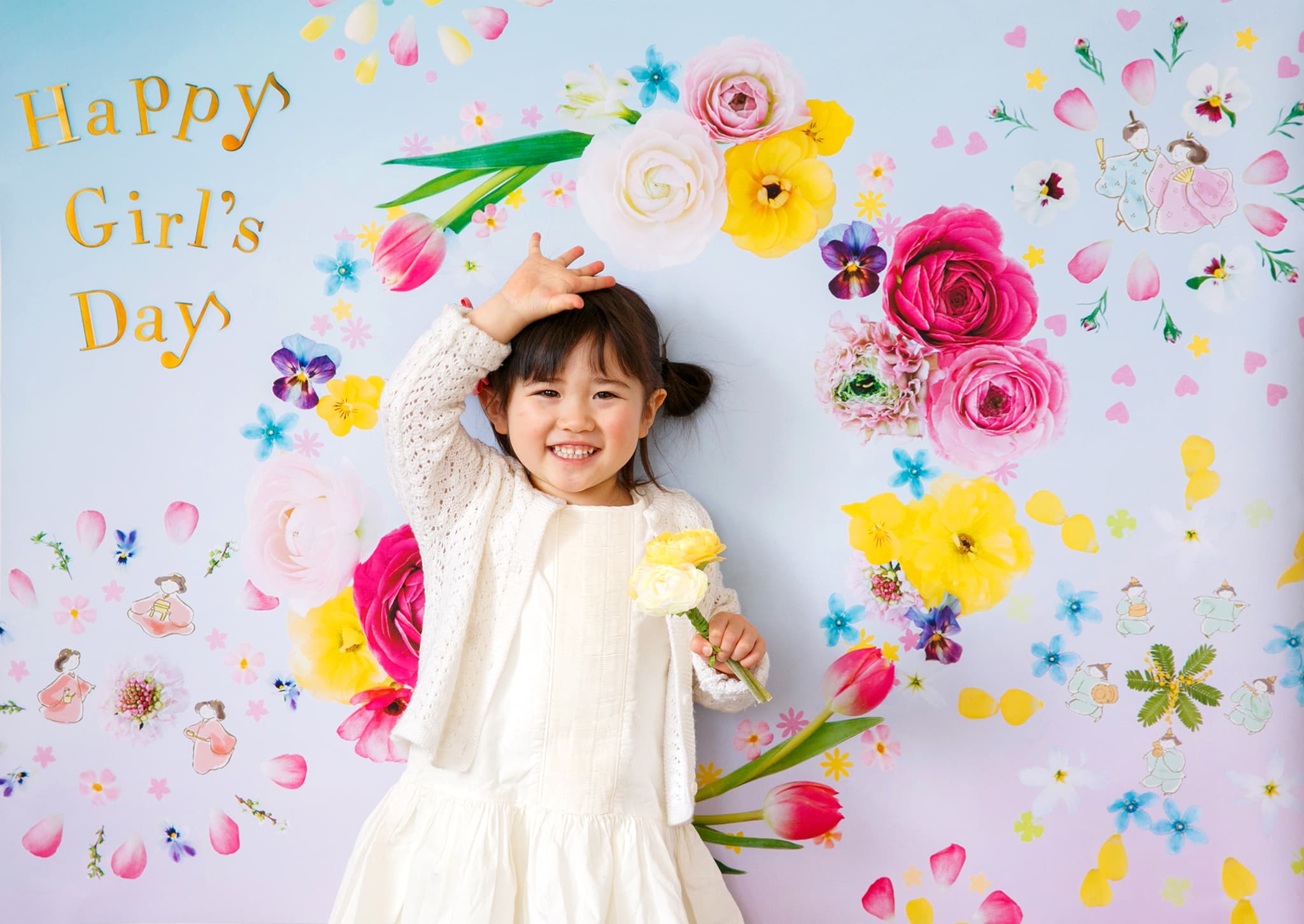 自宅フォトスタジオでひな祭り・初節句をかわいく写してみよう