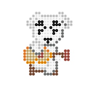 手乗りDisney」 ダッフィーフレンズ リナ・ベル 立体アイロンビーズ - セナパパBLOG