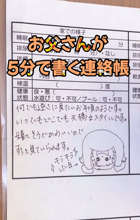 保育園の連絡帳、何を書く？「みんなの1ページ見せちゃいます」&あんふぁん