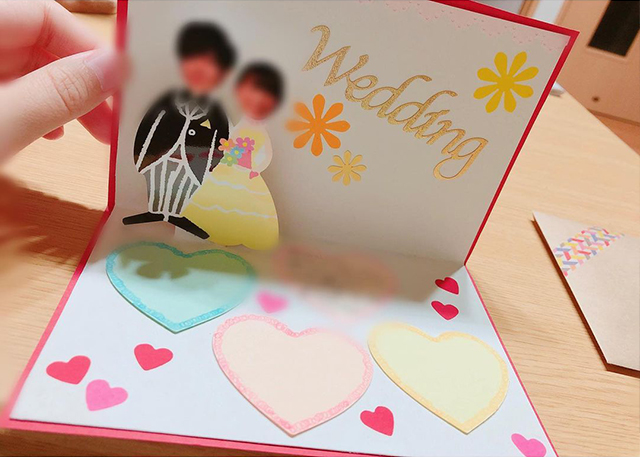 結婚祝い 結婚記念日 お祝い色紙 記念品 イラスト 花結び＊hana ayuu 通販 14052488Creema クリーマ