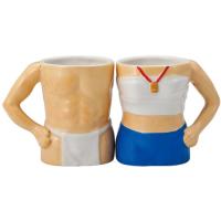 フリーク&ウィアード キュートで面白いセラミックマッチングコーヒーカップルマグカップ BFFギフト - Etsy 日本