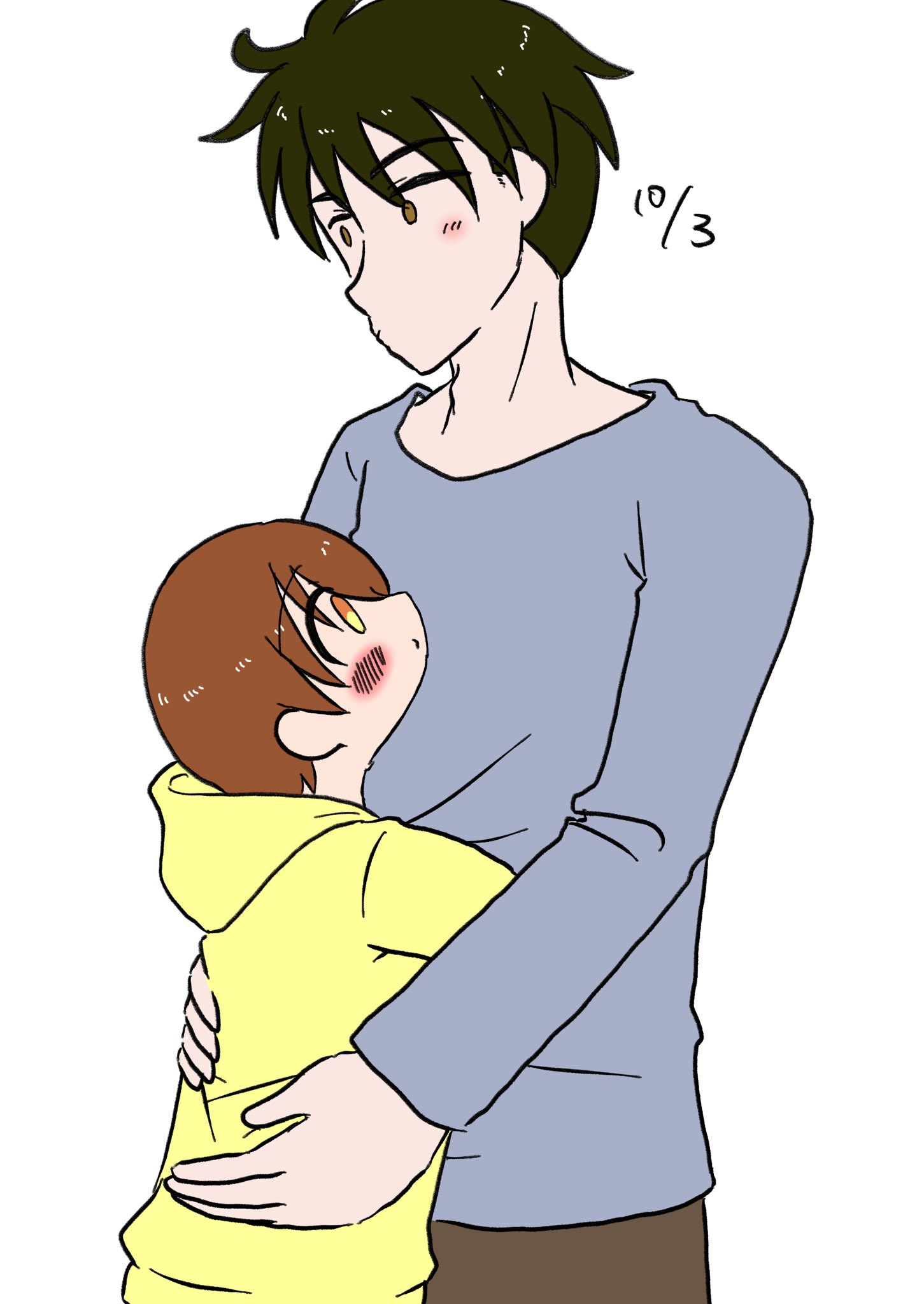 理想のカップルイラストはこれだ！ on X: 